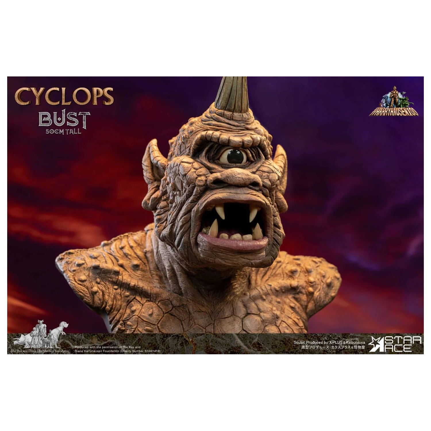 The 7th Voyage of Sinbad Bust Ray Harryhausenův Cyclops 50 cm fotografii produktu