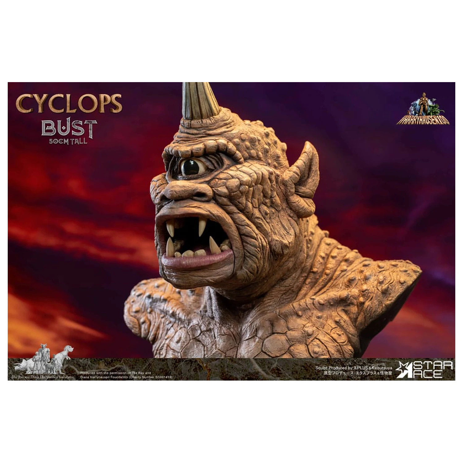 The 7th Voyage of Sinbad Bust Ray Harryhausenův Cyclops 50 cm fotografii produktu