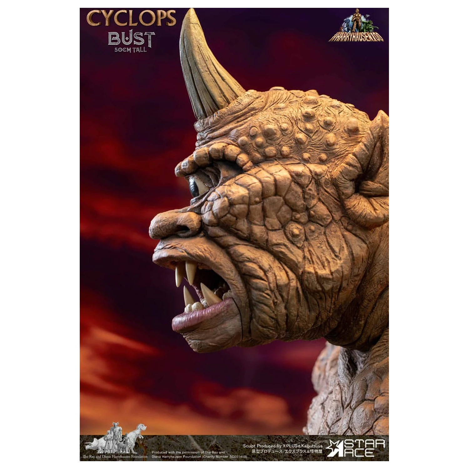 The 7th Voyage of Sinbad Bust Ray Harryhausenův Cyclops 50 cm fotografii produktu