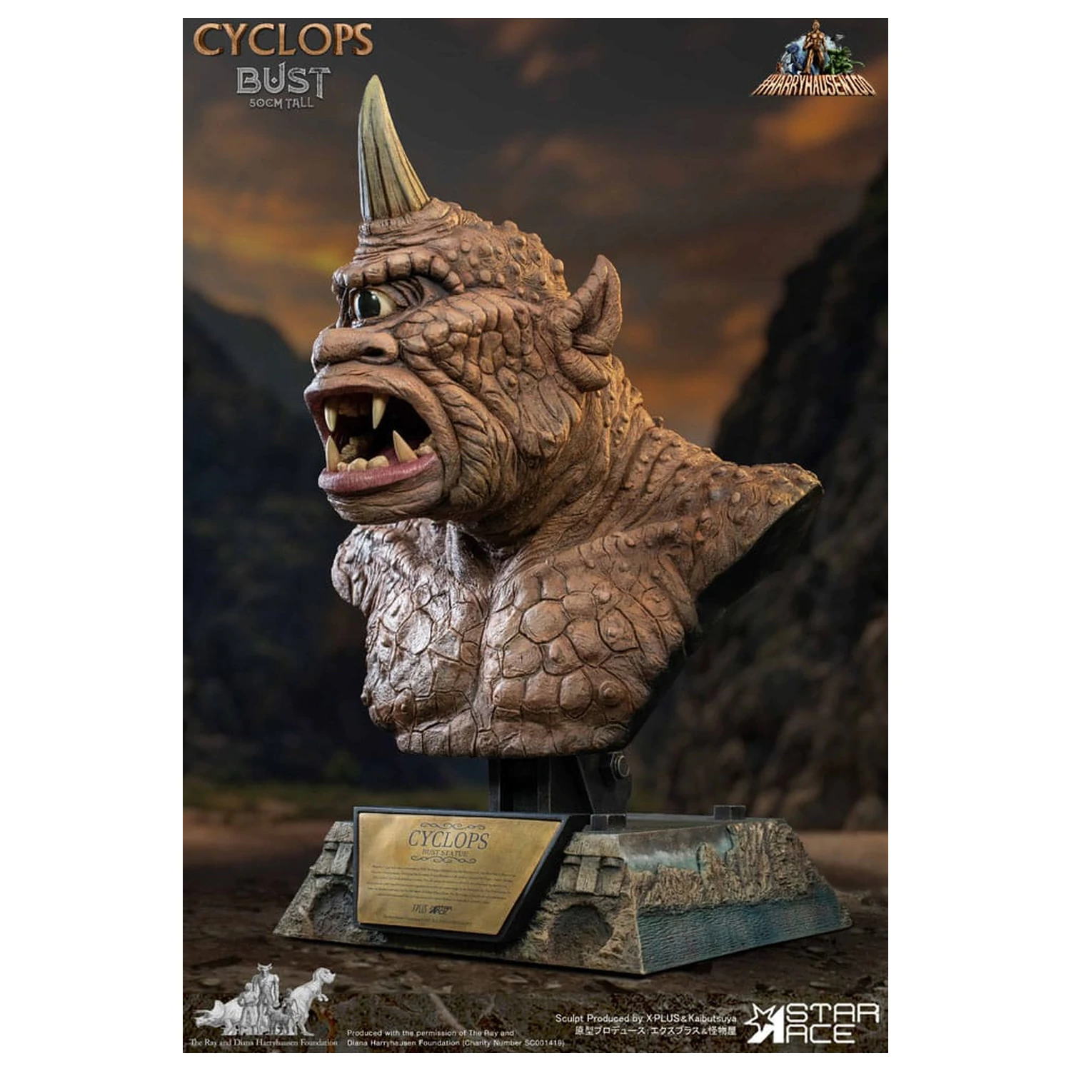 The 7th Voyage of Sinbad Bust Ray Harryhausenův Cyclops 50 cm fotografii produktu