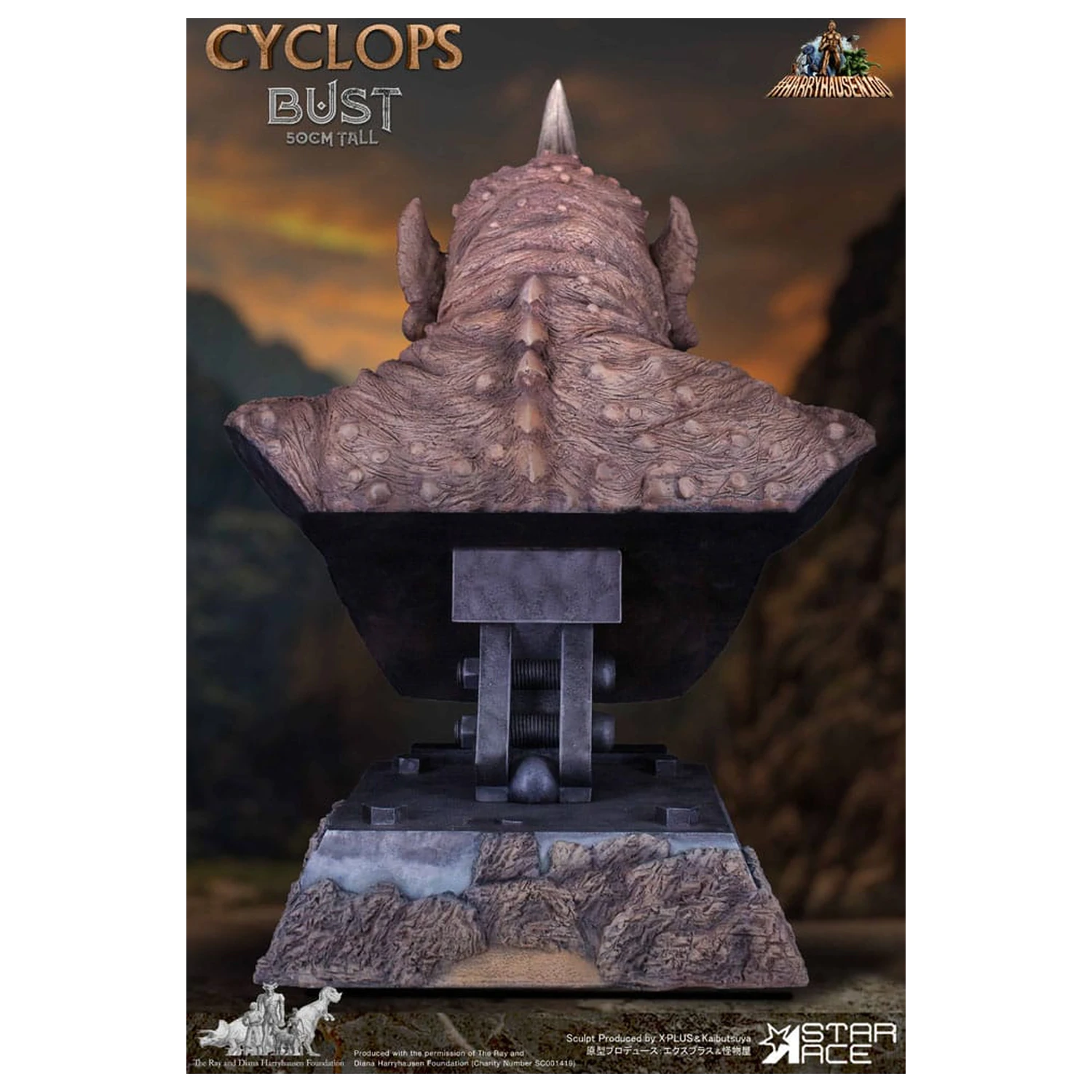 The 7th Voyage of Sinbad Bust Ray Harryhausenův Cyclops 50 cm fotografii produktu