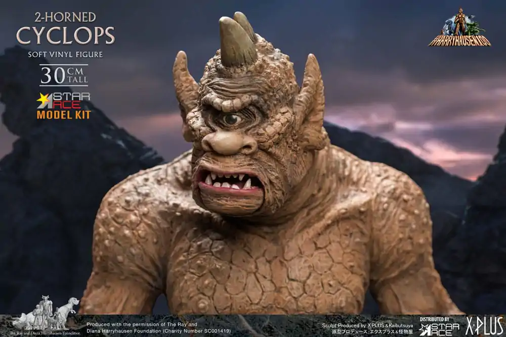 The 7th Voyage of Sinbad Soft Vinyl Model Kit Ray Harryhausens 2-horned Cyclops 30 cm - měkká vinylová stavebnice fotografii produktu