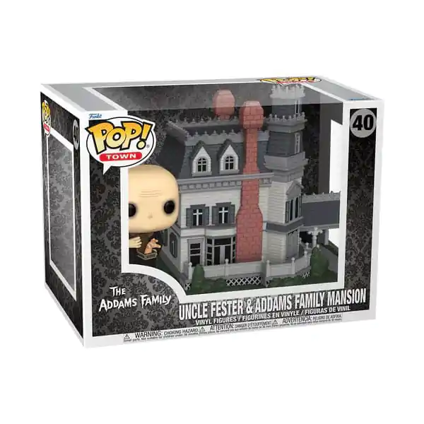 The Addams Family Funko POP! Town Vinylová Figurka Addams Home s strýčkem Festerem fotografii produktu