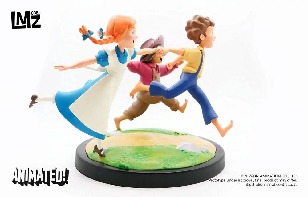 The Adventures of Tom Sawyer Animated! Soška Tom, Huck & Becky 23 cm fotografii produktu