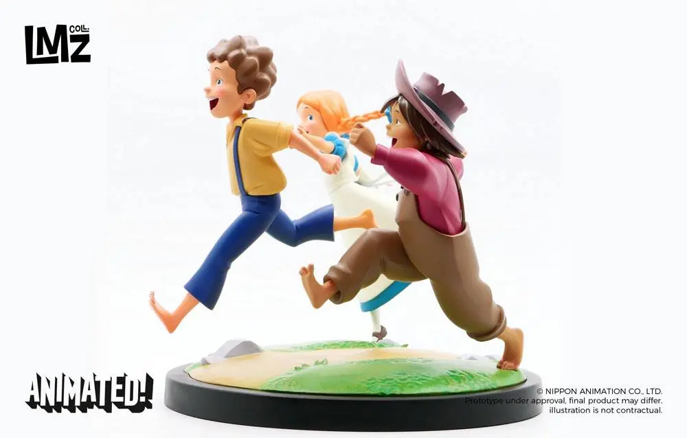 The Adventures of Tom Sawyer Animated! Soška Tom, Huck & Becky 23 cm fotografii produktu