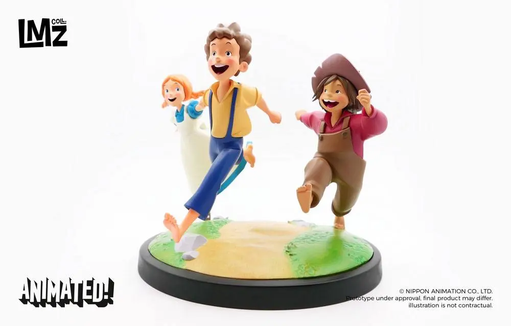 The Adventures of Tom Sawyer Animated! Soška Tom, Huck & Becky 23 cm fotografii produktu