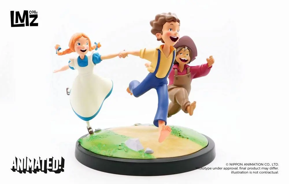 The Adventures of Tom Sawyer Animated! Soška Tom, Huck & Becky 23 cm fotografii produktu