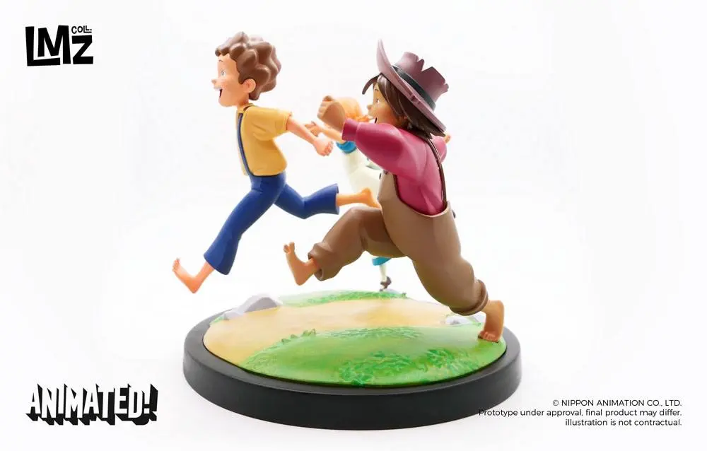 The Adventures of Tom Sawyer Animated! Soška Tom, Huck & Becky 23 cm fotografii produktu