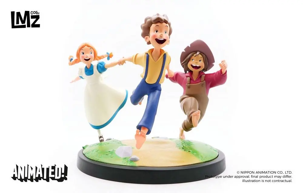The Adventures of Tom Sawyer Animated! Soška Tom, Huck & Becky 23 cm fotografii produktu