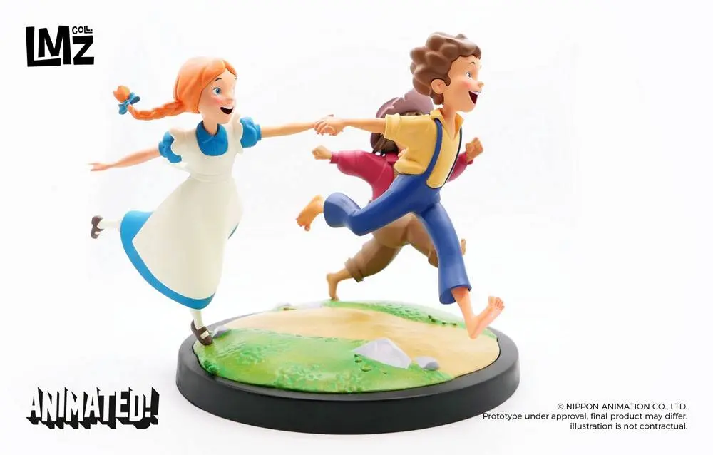 The Adventures of Tom Sawyer Animated! Soška Tom, Huck & Becky 23 cm fotografii produktu