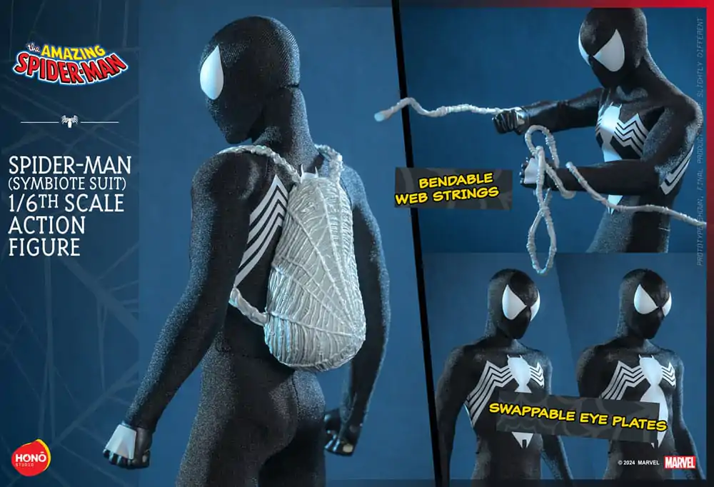 The Amazing Spider-Man akční figurka 1/6 Spider-Man (Symbiote Suit) 30 cm fotografii produktu