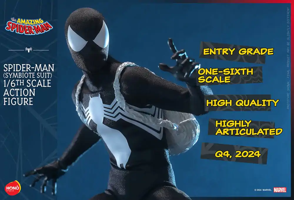 The Amazing Spider-Man akční figurka 1/6 Spider-Man (Symbiote Suit) 30 cm fotografii produktu