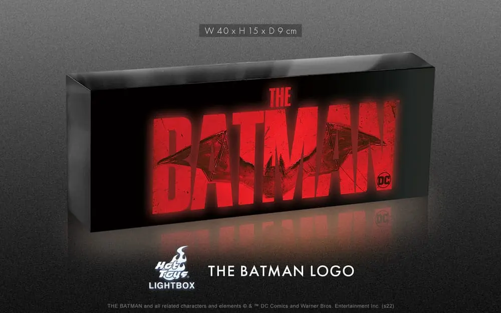 The Batman světelná krabice Logo 40 cm fotografii produktu