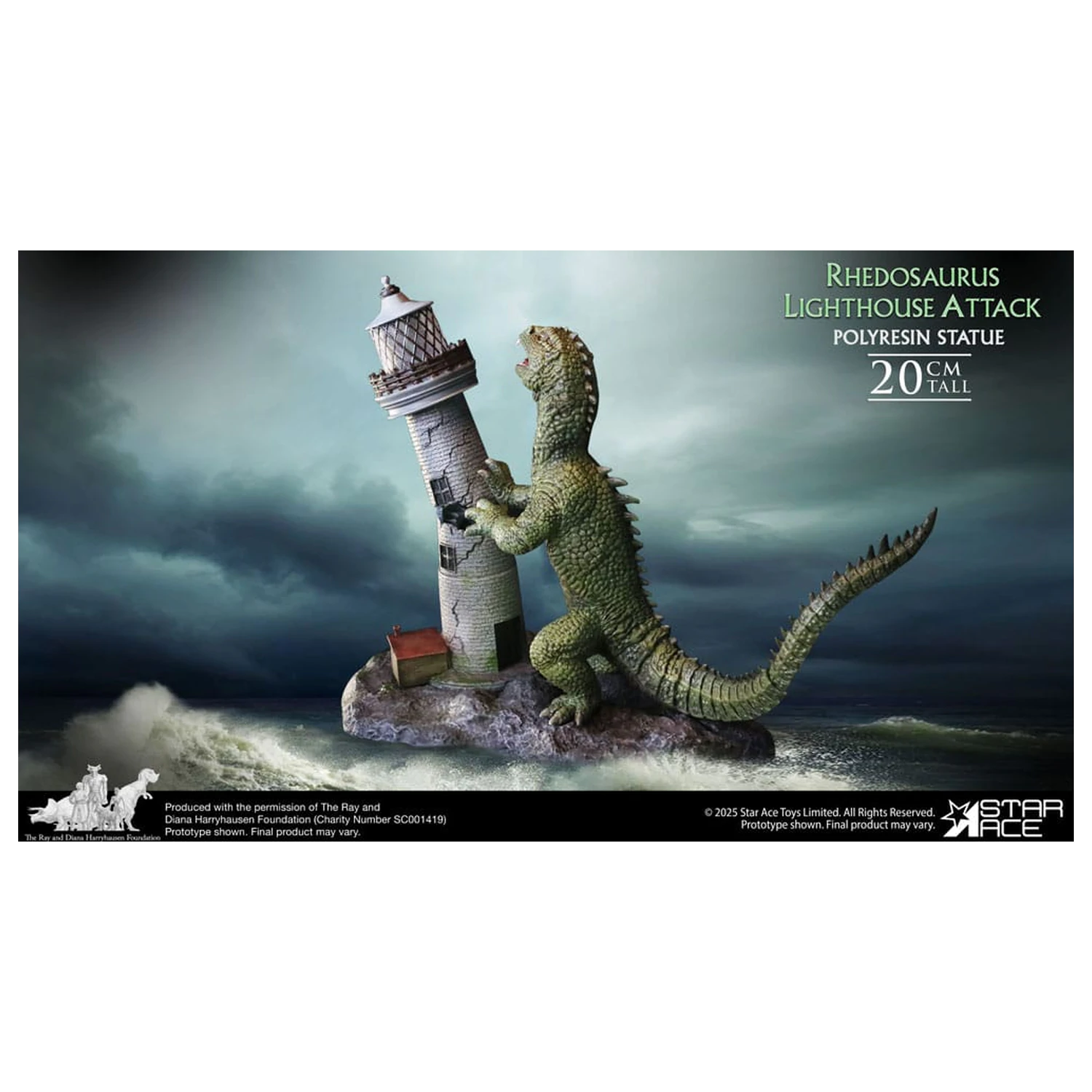 The Beast from 20,000 Fathoms pryskyřicová soška 1/8 Ray Harryhausens Rhedosaurus 20 cm fotografii produktu