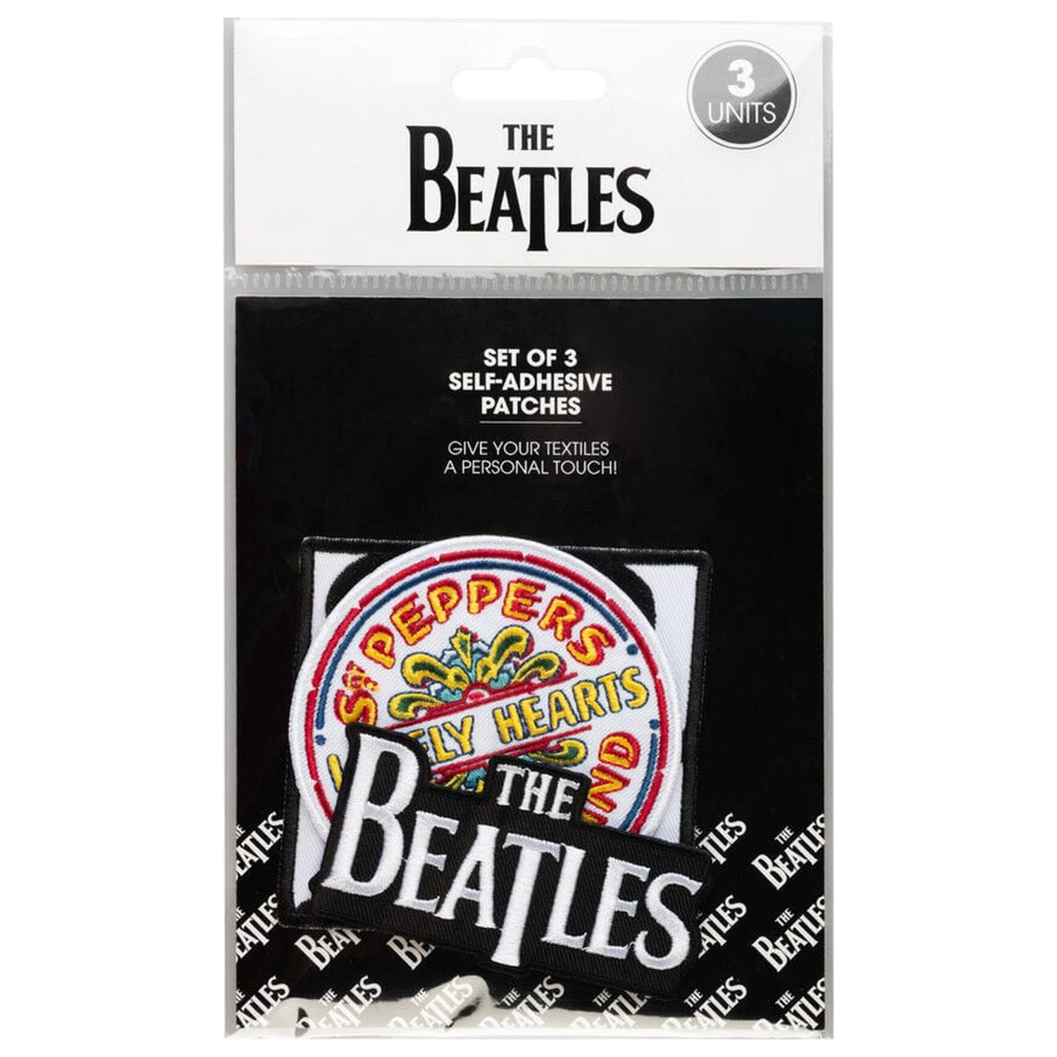 The Beatles sada 3 nášivek fotografii produktu