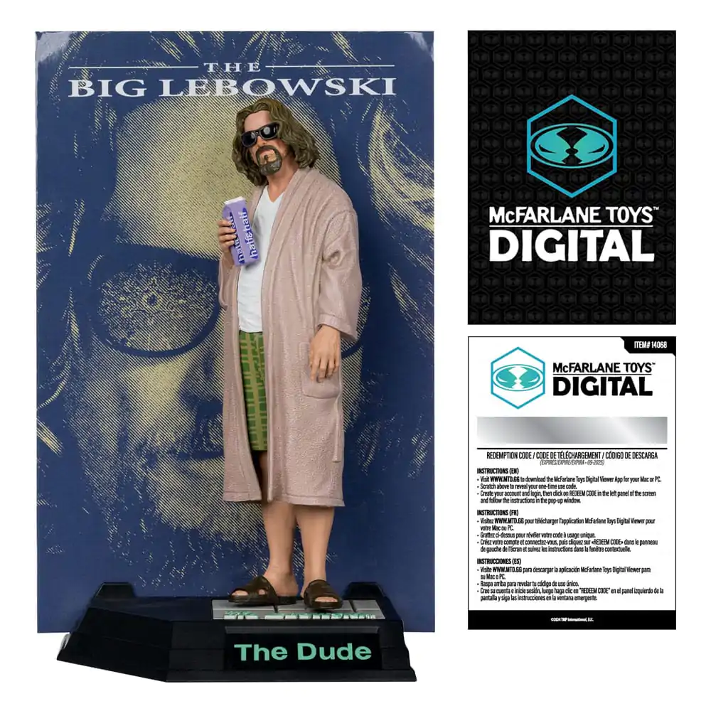 The Big Lebowski Movie Maniacs akční figurka The Dude (McFarlane Digital) 15 cm fotografii produktu