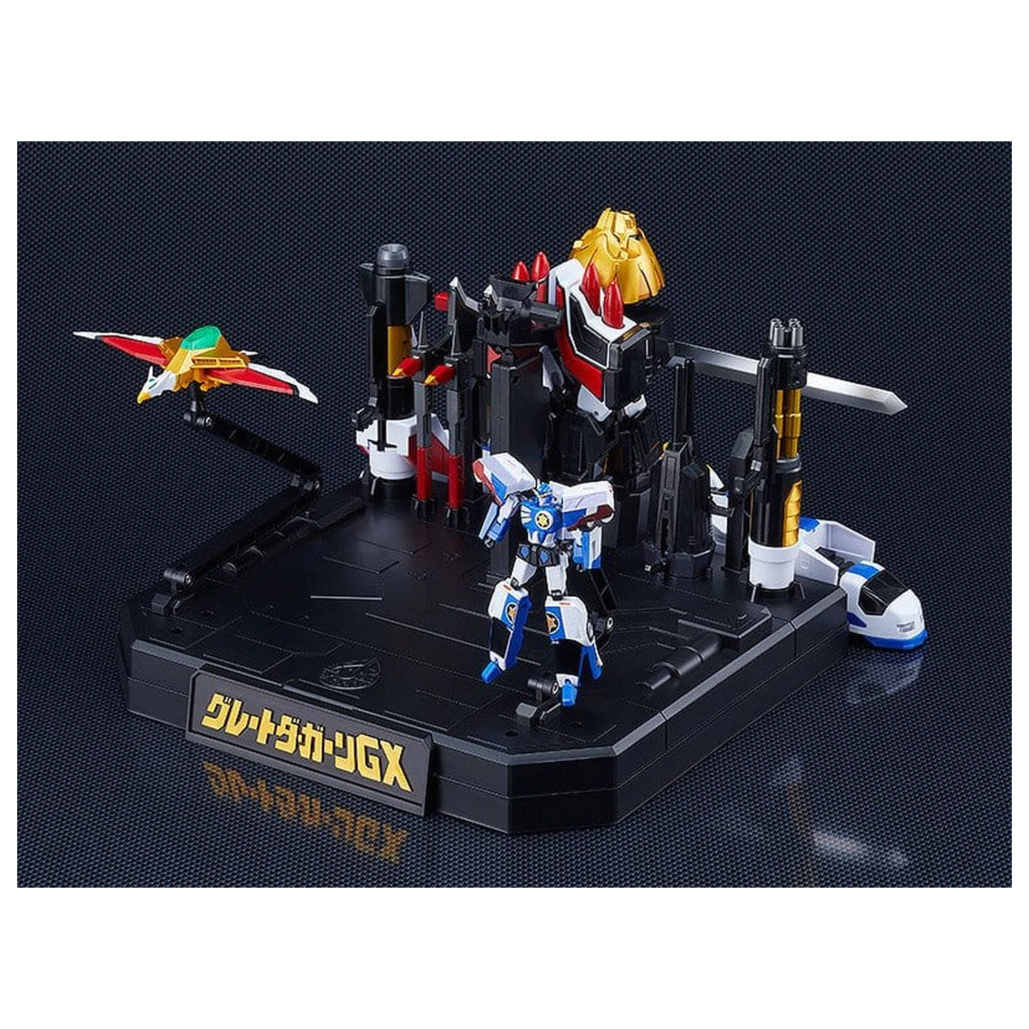 The Brave Fighter of Legend Da-Garn akční figurky, sada příslušenství, The Gattai Display Set fotografii produktu