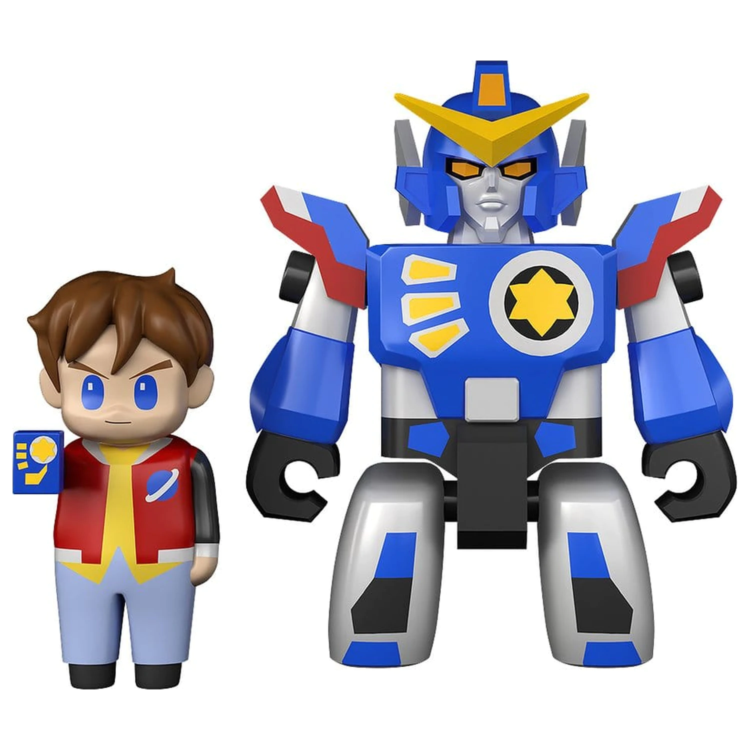 The Brave Fighter of Legend Da-Garn Brickroid Action Figures 2-Pack Da-Garn & Seiji Takasugi Sada akčních figurek fotografii produktu