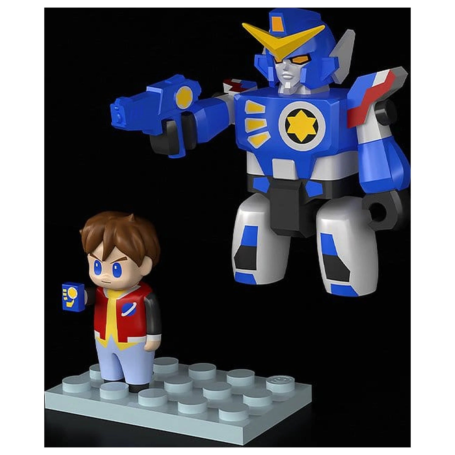 The Brave Fighter of Legend Da-Garn Brickroid Action Figures 2-Pack Da-Garn & Seiji Takasugi Sada akčních figurek fotografii produktu