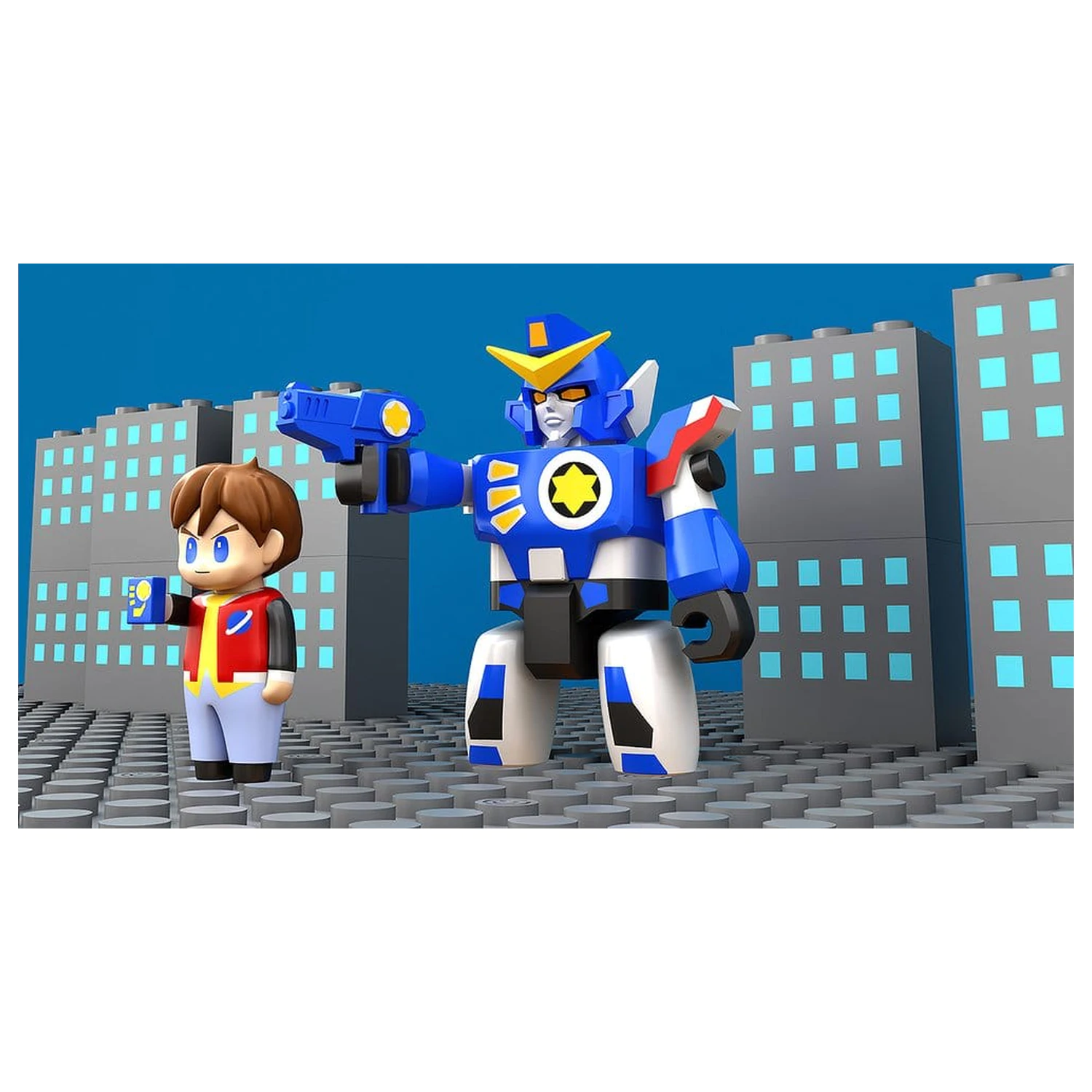 The Brave Fighter of Legend Da-Garn Brickroid Action Figures 2-Pack Da-Garn & Seiji Takasugi Sada akčních figurek fotografii produktu