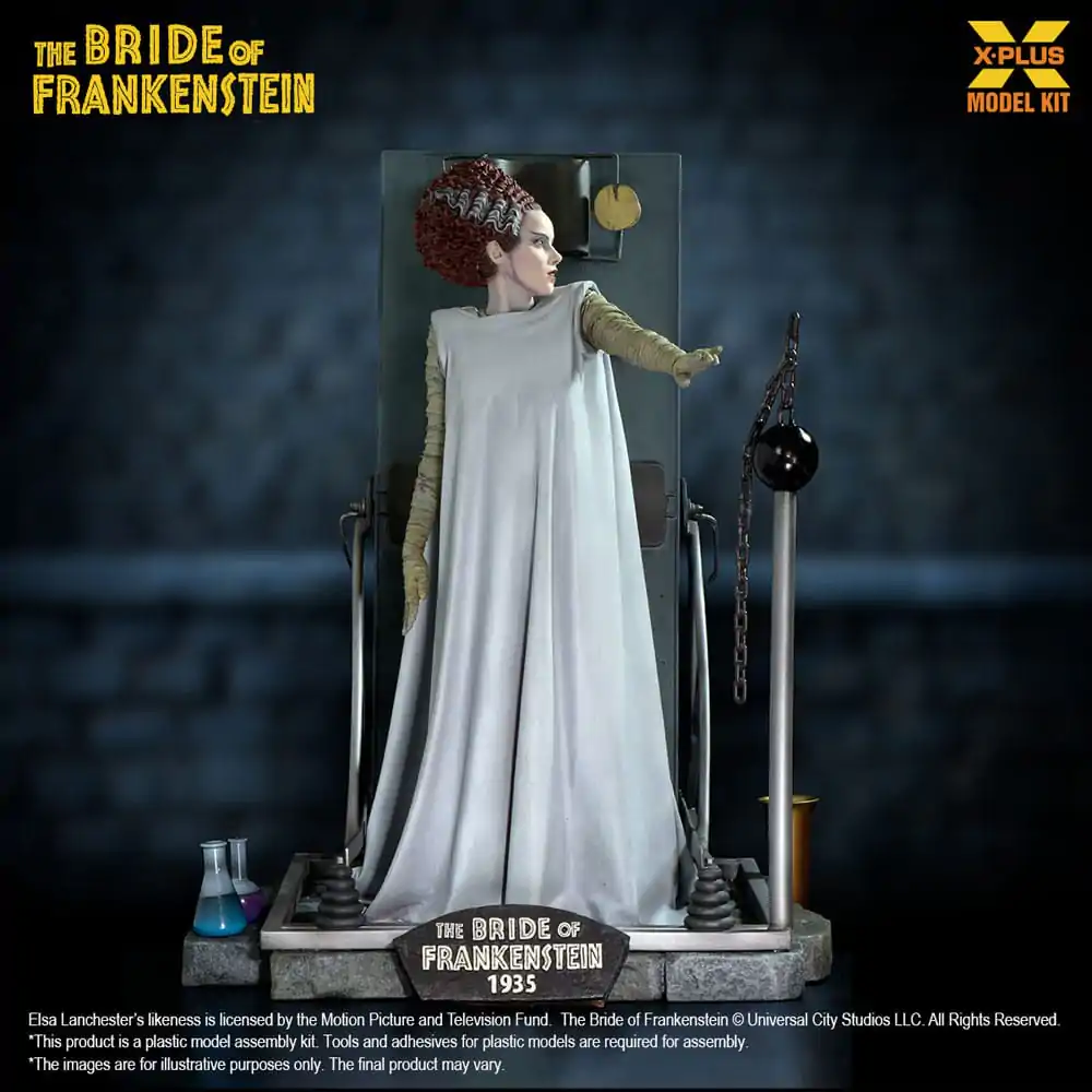 The Bride of Frankenstein Plastic Model Kit 1/8 Nevěsta Frankensteinova 21 cm Plastiková Stavebnice fotografii produktu