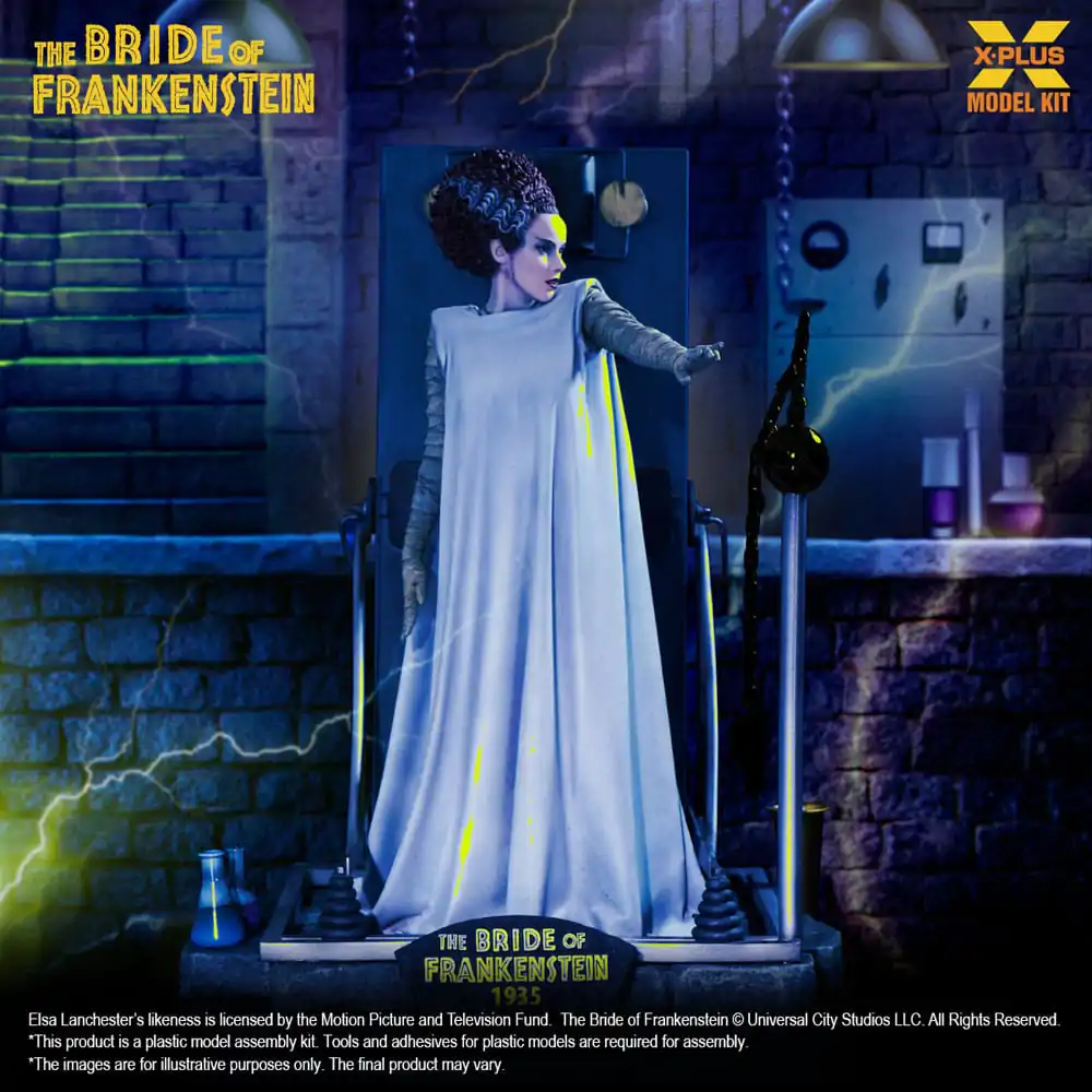 The Bride of Frankenstein Plastic Model Kit 1/8 Nevěsta Frankensteinova 21 cm Plastiková Stavebnice fotografii produktu