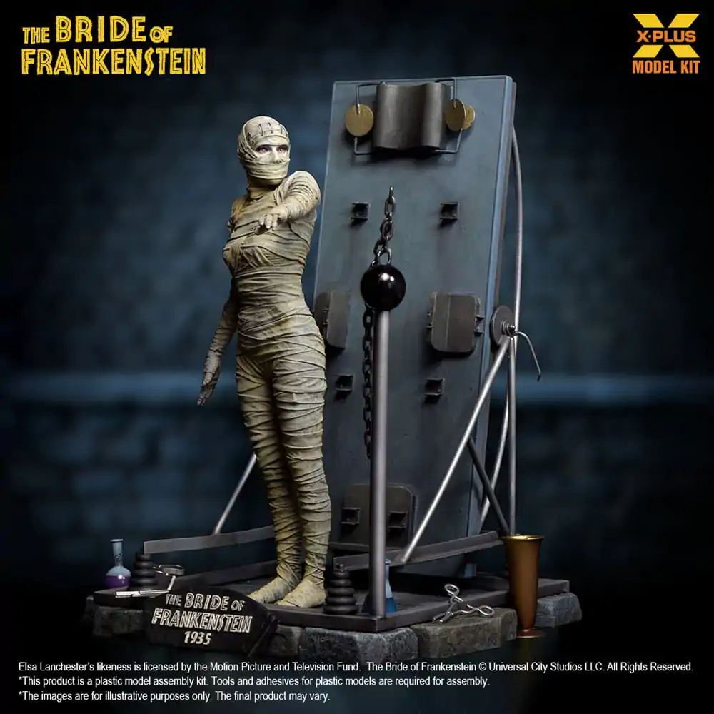 The Bride of Frankenstein Plastic Model Kit 1/8 Nevěsta Frankensteinova 21 cm Plastiková Stavebnice fotografii produktu