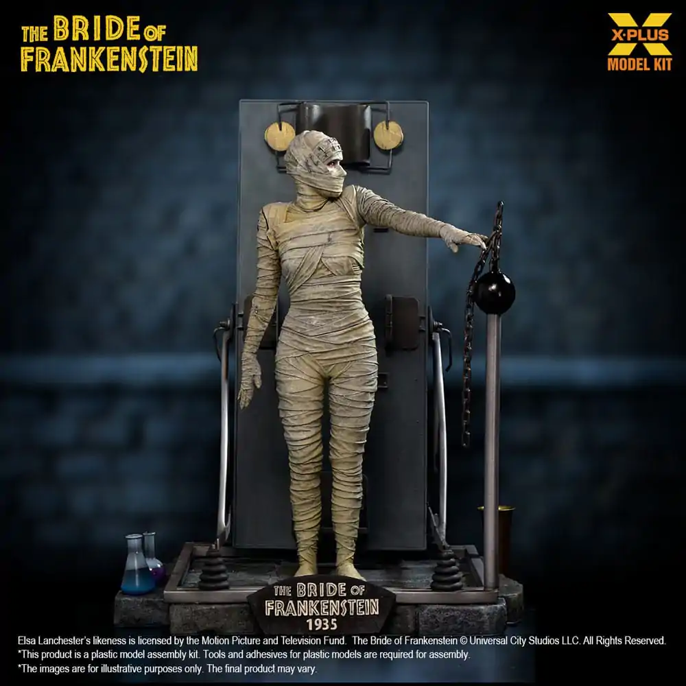 The Bride of Frankenstein Plastic Model Kit 1/8 Nevěsta Frankensteinova 21 cm Plastiková Stavebnice fotografii produktu