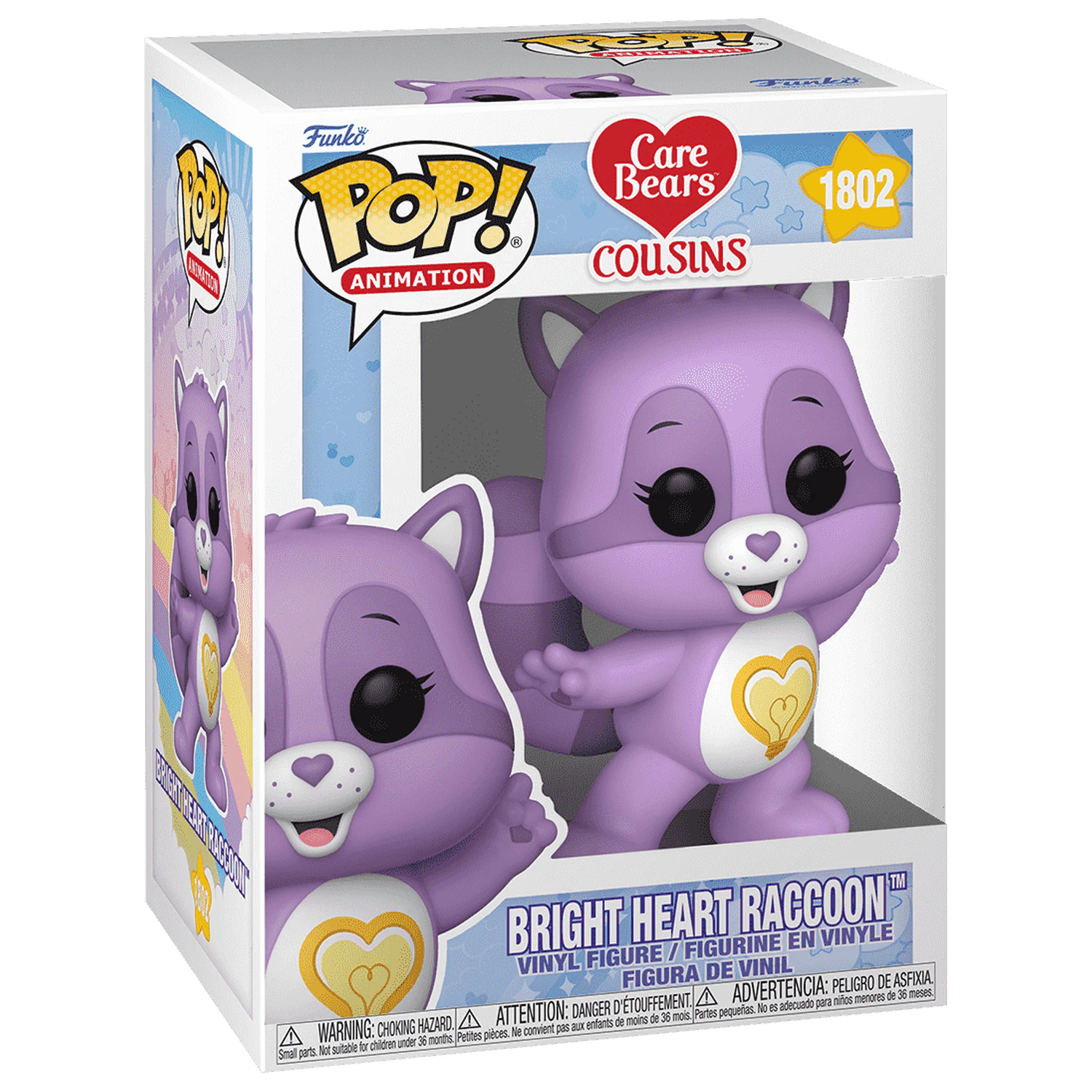 The Care Bears Funko POP! Animation vinylová figurka Bright Heart Raccoon 9 cm fotografii produktu