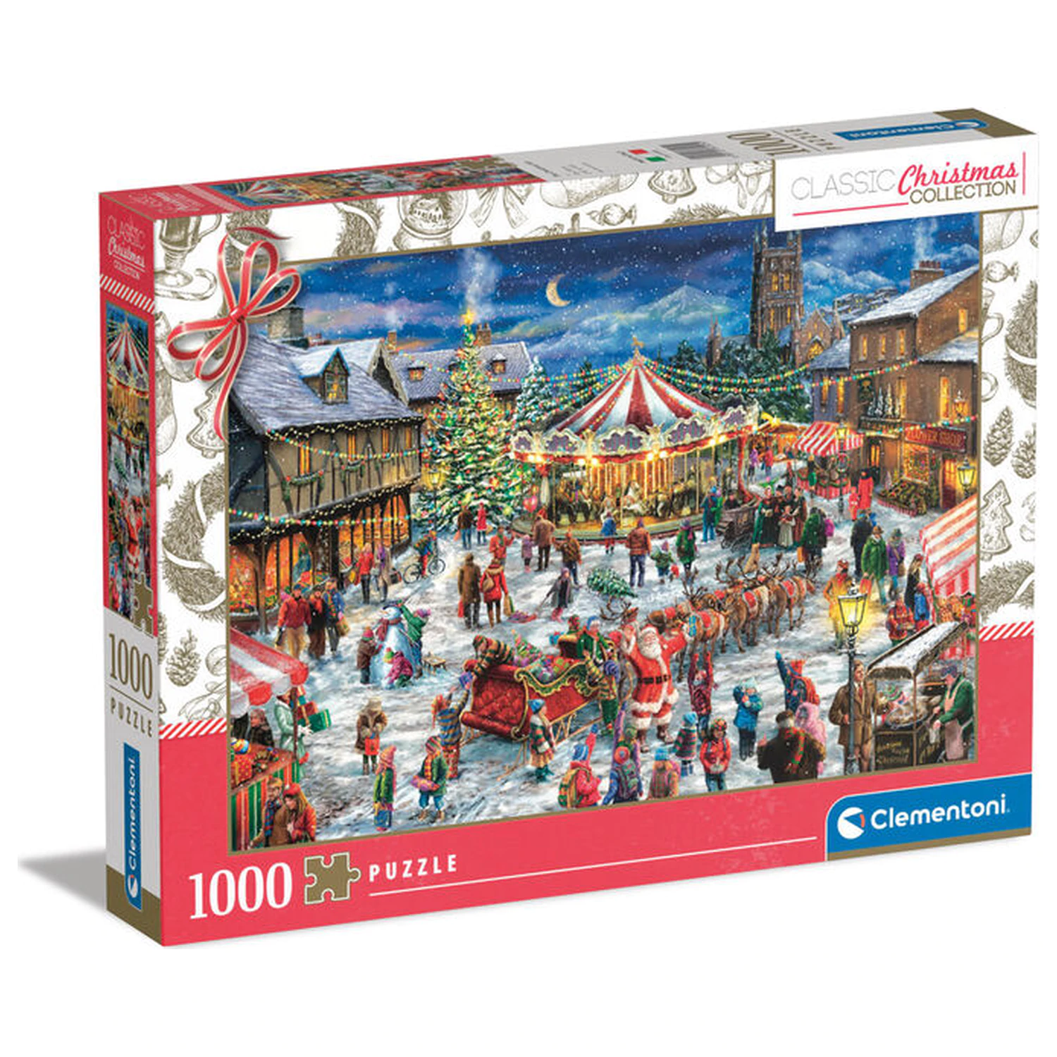 The Christmas Fair puzzle 500 dílků fotografii produktu