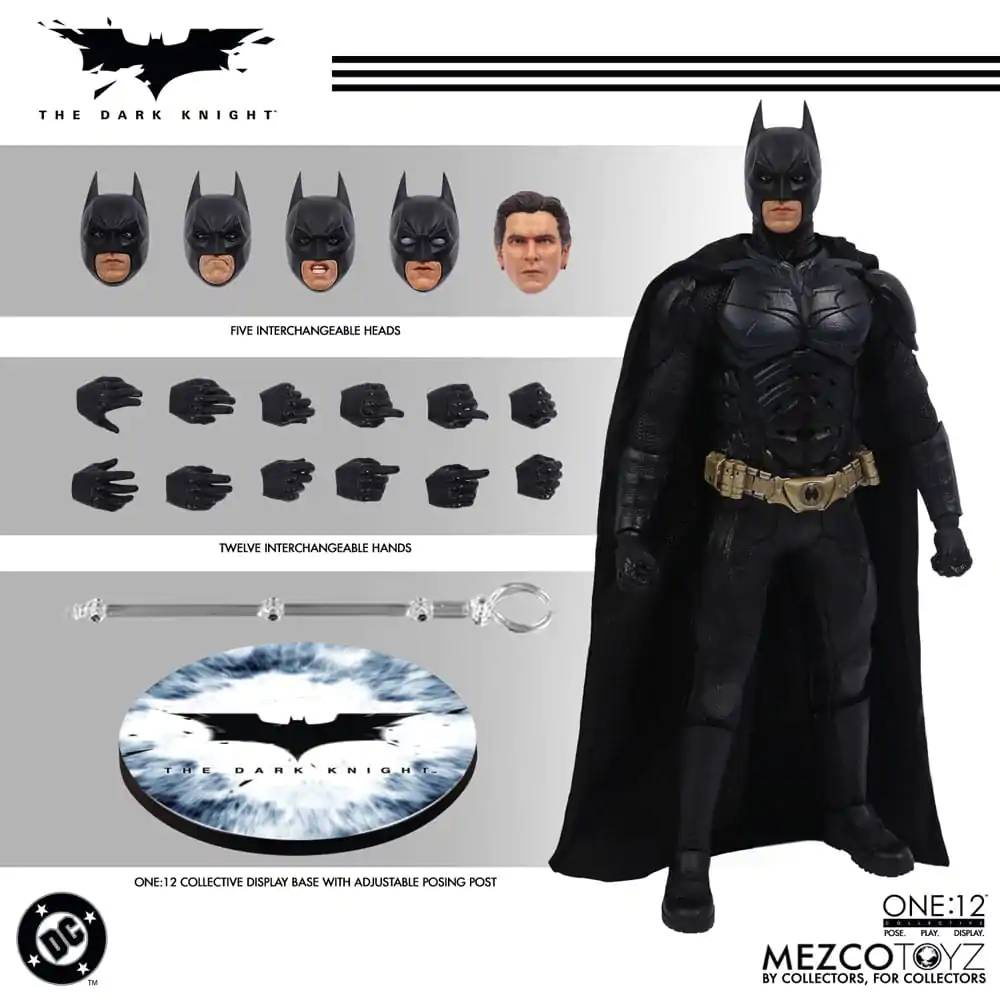 The Dark Knight Akční figurka 1/12 Batman 17 cm fotografii produktu