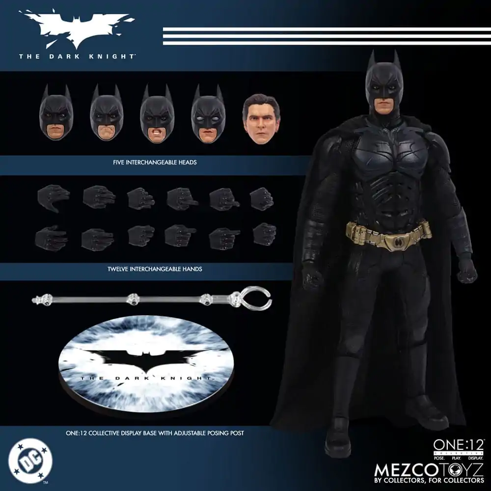 The Dark Knight Akční figurka 1/12 Batman 17 cm fotografii produktu