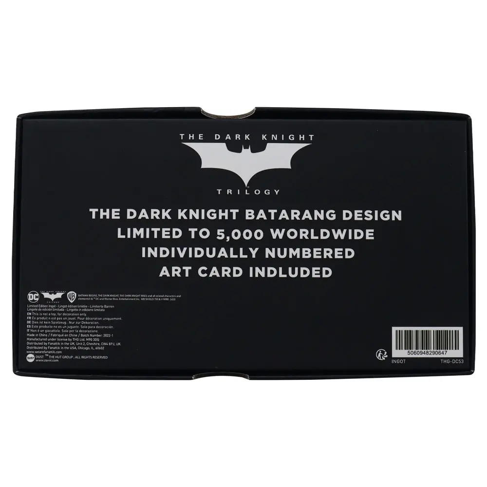 The Dark Knight Replica Batman Batarang Limited Edition 18 cm Replika fotografii produktu