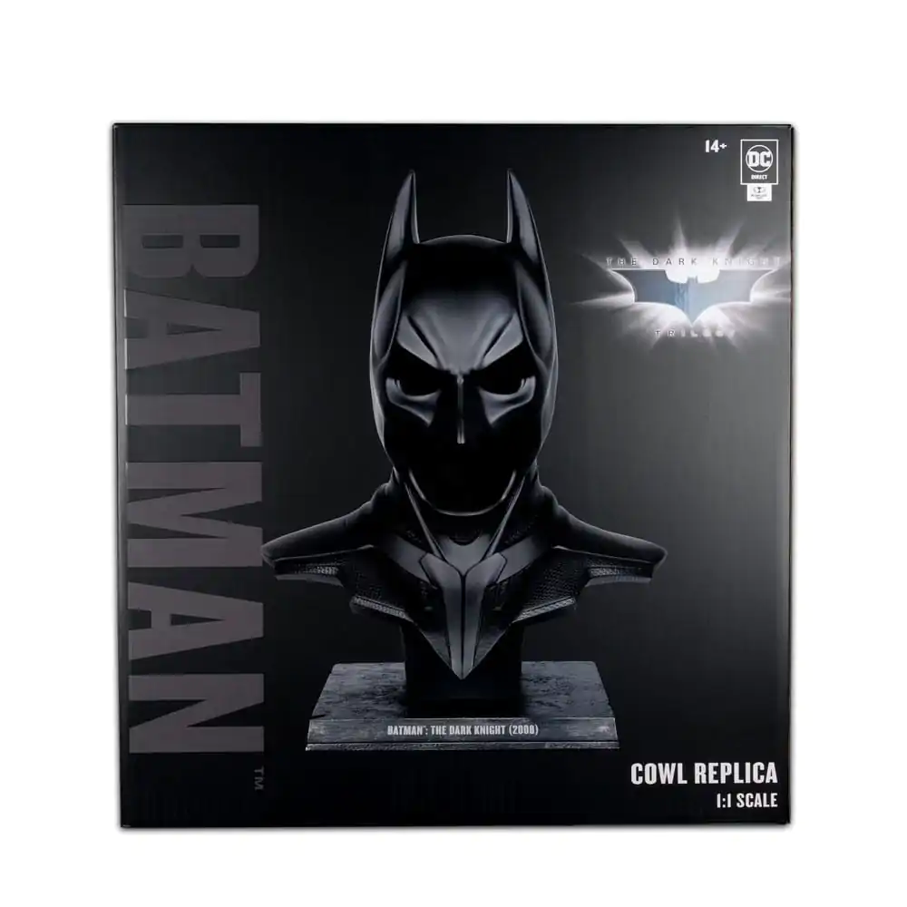 The Dark Knight DC Direct Replica 1/1 Batman Cowl 54 cm Replika Batmanovy masky fotografii produktu