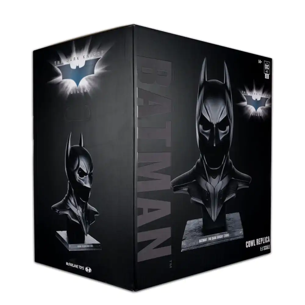 The Dark Knight DC Direct Replica 1/1 Batman Cowl 54 cm Replika Batmanovy masky fotografii produktu