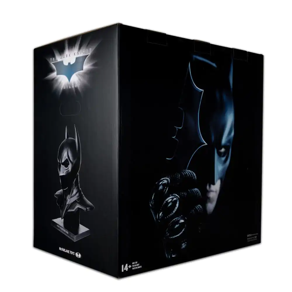 The Dark Knight DC Direct Replica 1/1 Batman Cowl 54 cm Replika Batmanovy masky fotografii produktu