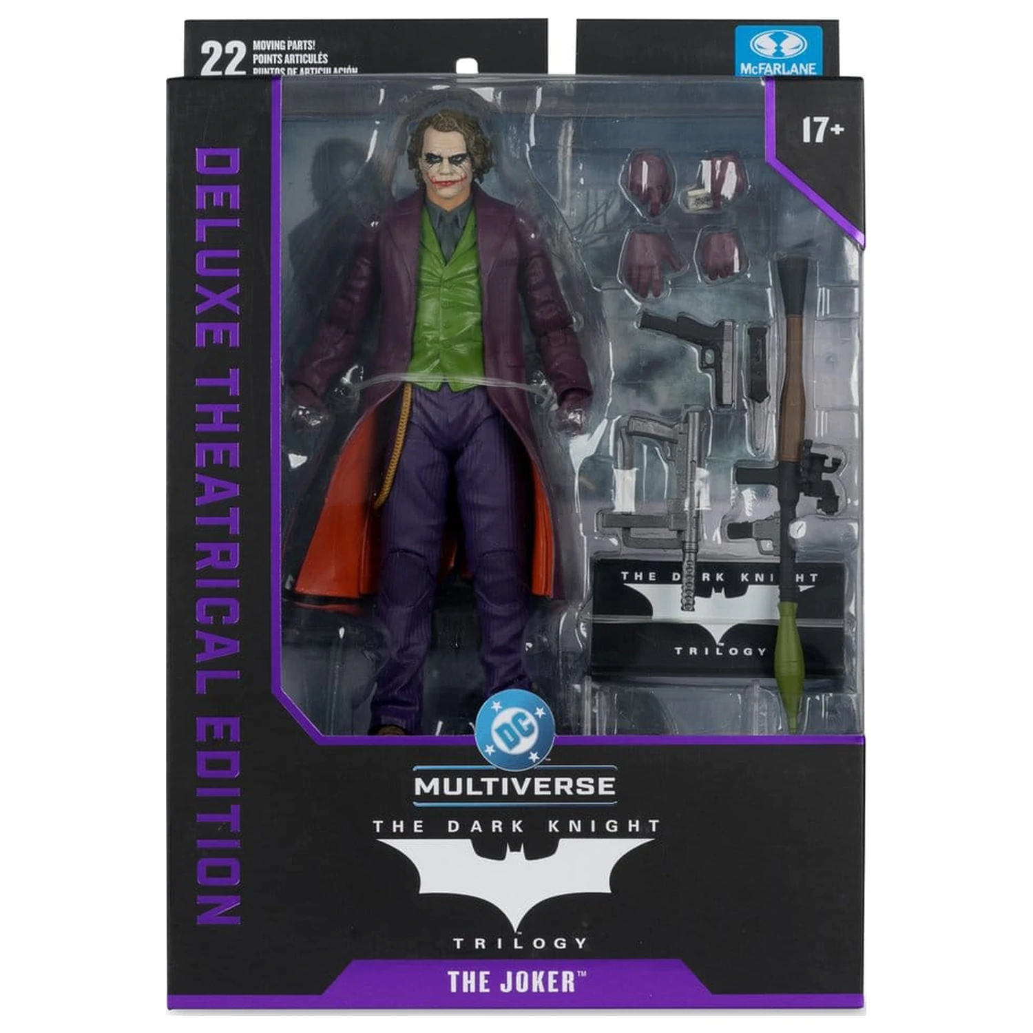 The Dark Knight DC Multiverse Deluxe Theatrical Edition Akční figurka Joker 18 cm fotografii produktu
