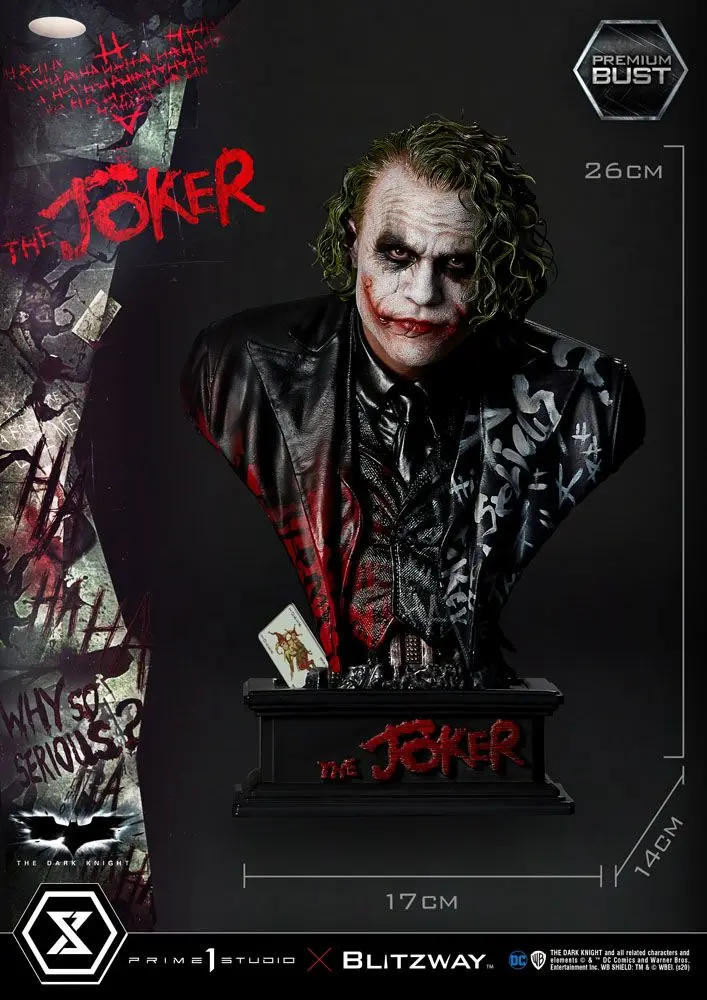 The Dark Knight Premium Busta The Joker 26 cm fotografii produktu