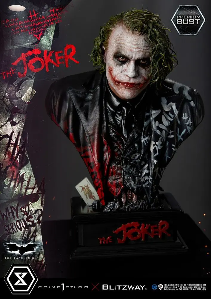 The Dark Knight Premium Busta The Joker 26 cm fotografii produktu