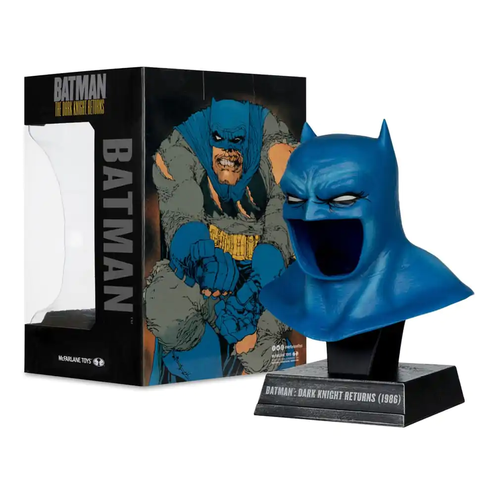 The Dark Knight Returns DC Direct Mini Replica 1/3 Batman Cowl 19 cm, Mini Replika 1/3 Batmanovy Kukly fotografii produktu