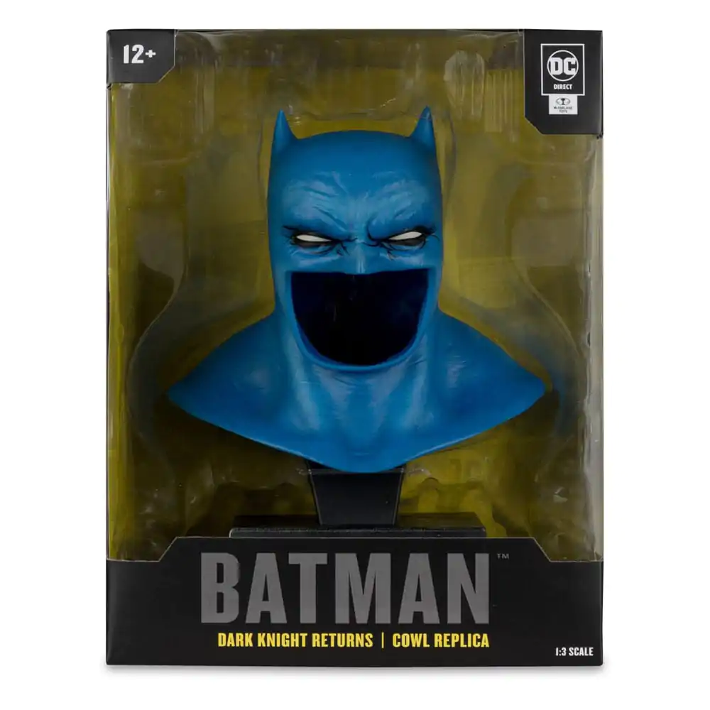 The Dark Knight Returns DC Direct Mini Replica 1/3 Batman Cowl 19 cm, Mini Replika 1/3 Batmanovy Kukly fotografii produktu