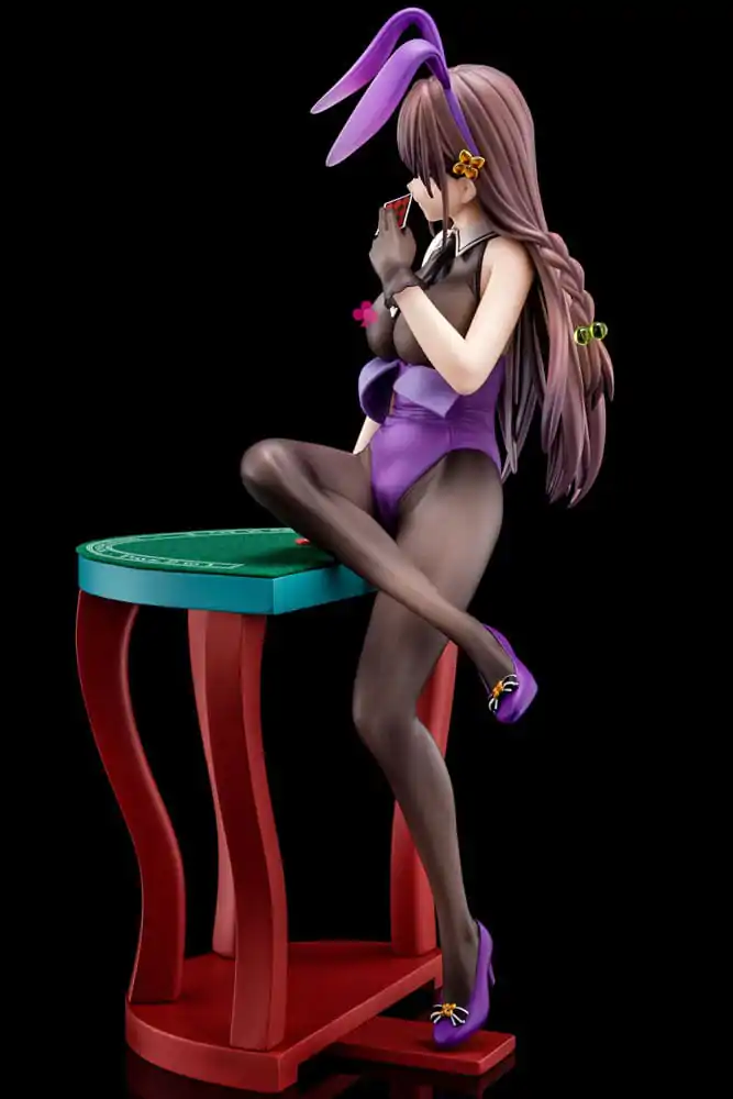 The Demon Sword Master of Excalibur Academy soška 1/6 Elfine Phillet v purpurovém kostýmu králíčka s květinami s funkcí odhalených bradavek 17 cm fotografii produktu