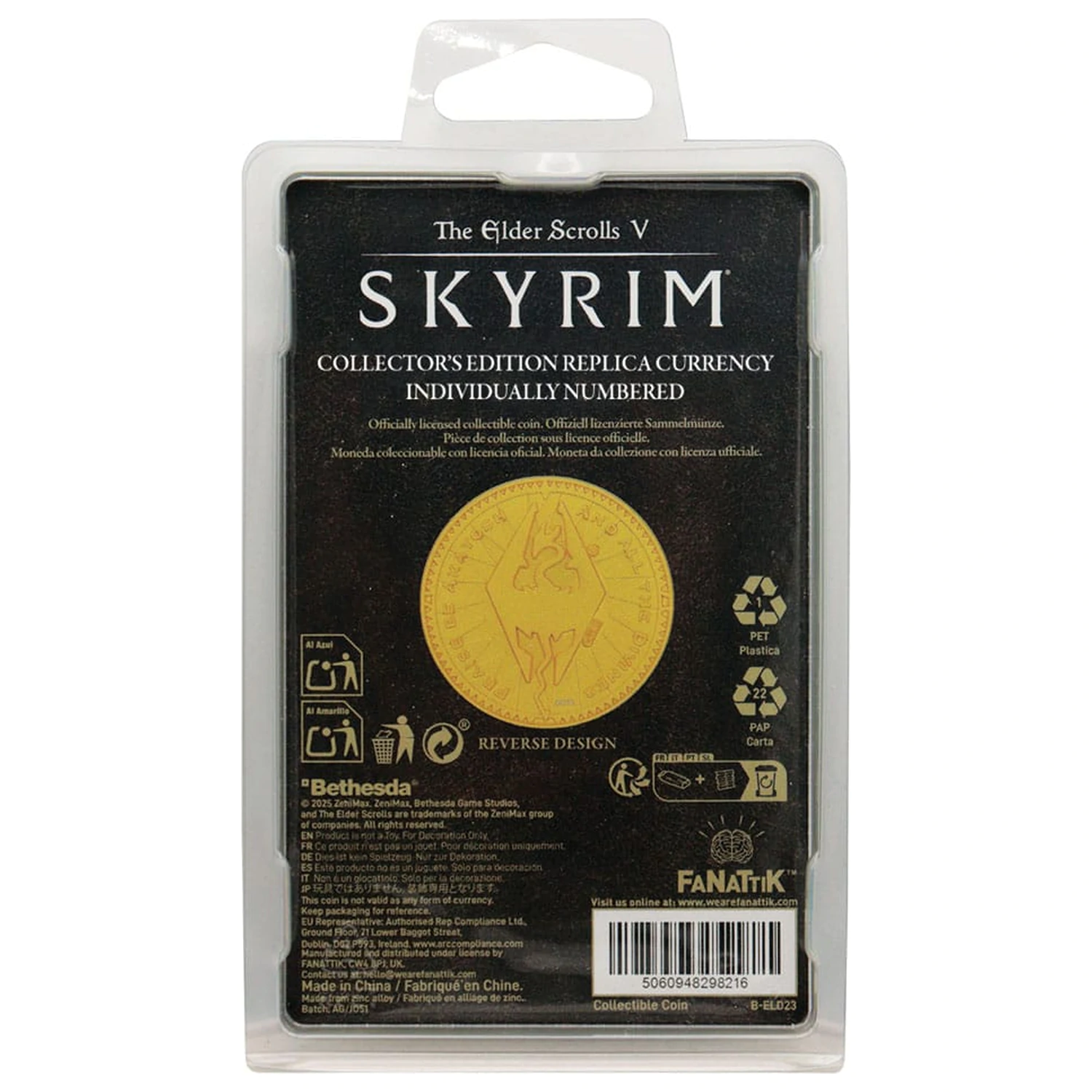 The Elder Scrolls Sběratelská mince Septim Misty Gold Edition fotografii produktu