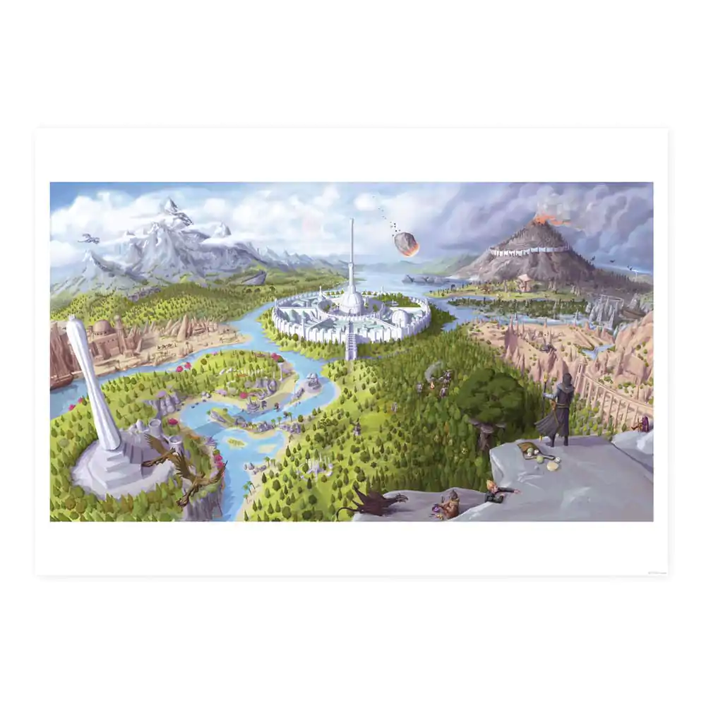 The Elder Scrolls IV: Oblivion umělecký tisk Imperial City 42 x 30 cm fotografii produktu