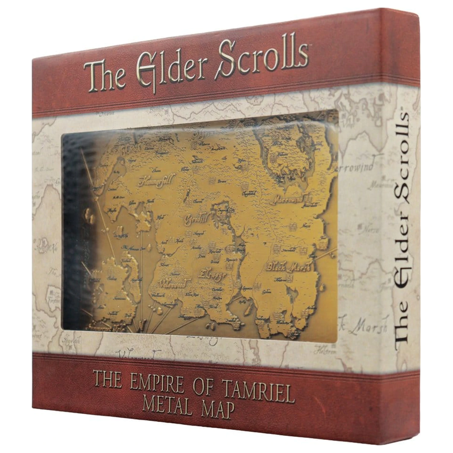 The Elder Scrolls Replika kovová mapa Tamrielu Limited Edition 15 x 13 cm fotografii produktu