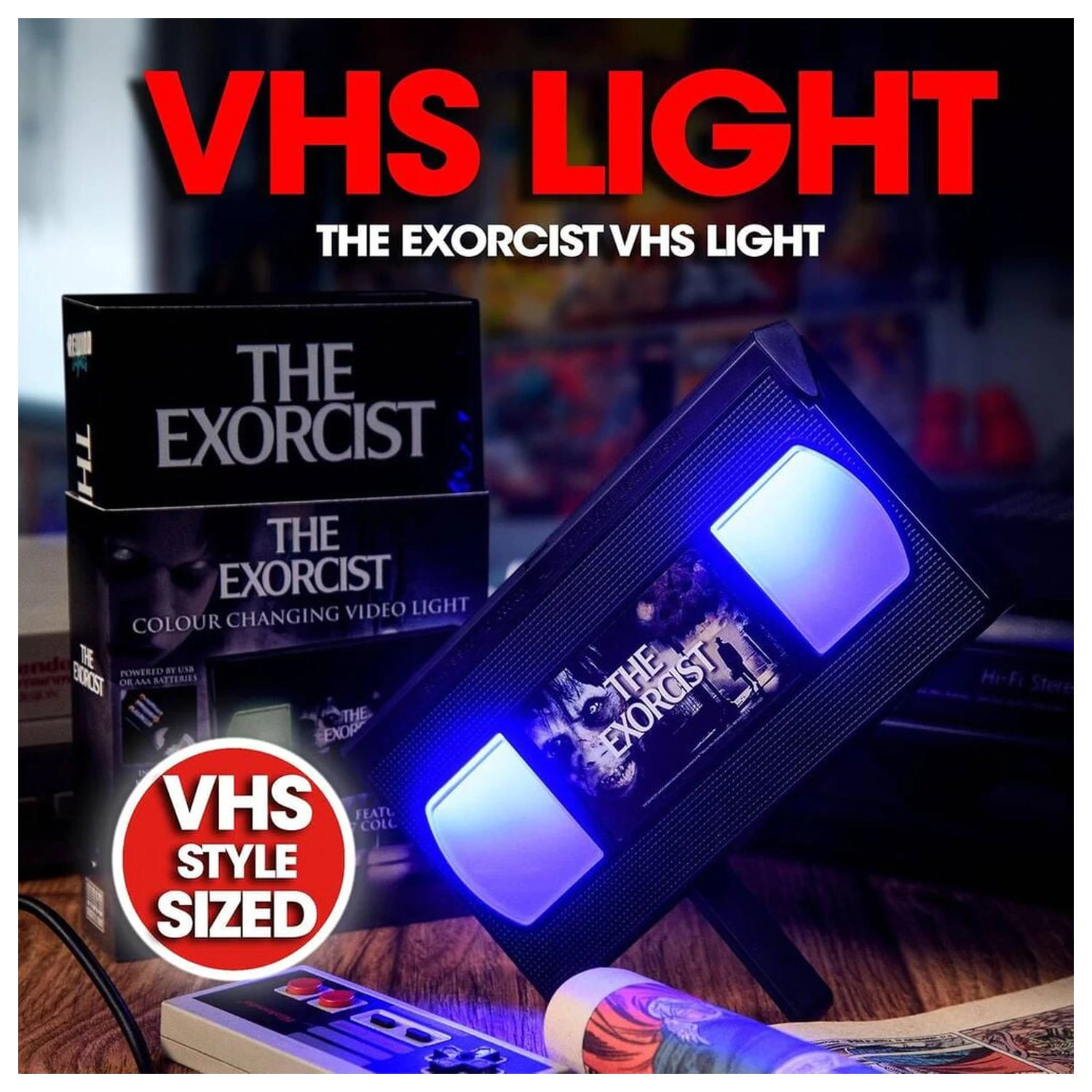 The Exorcist VHS lampa fotografii produktu