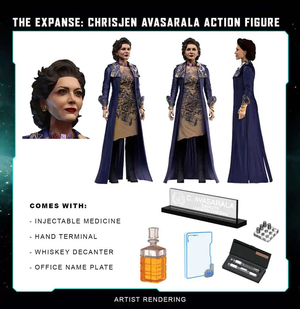 The Expanse akční figurka Chrisjen Avasarala 20 cm fotografii produktu
