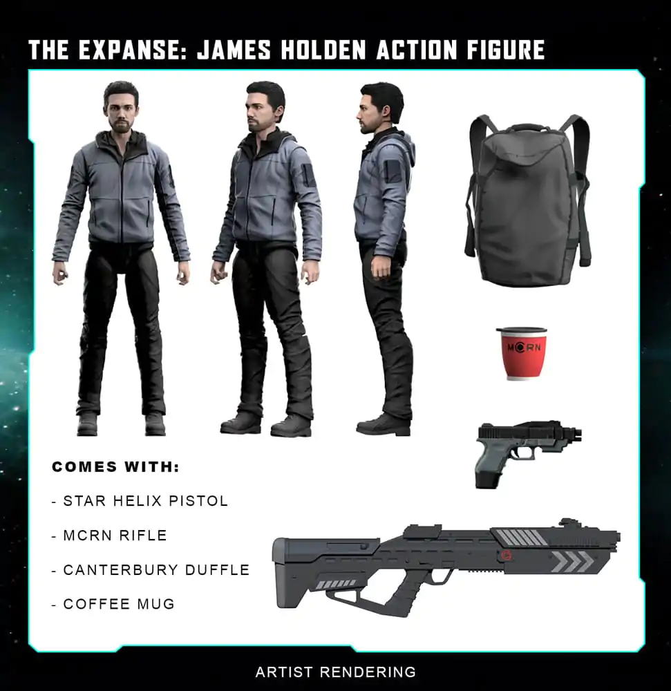 The Expanse Akční figurka James Holden 20 cm fotografii produktu