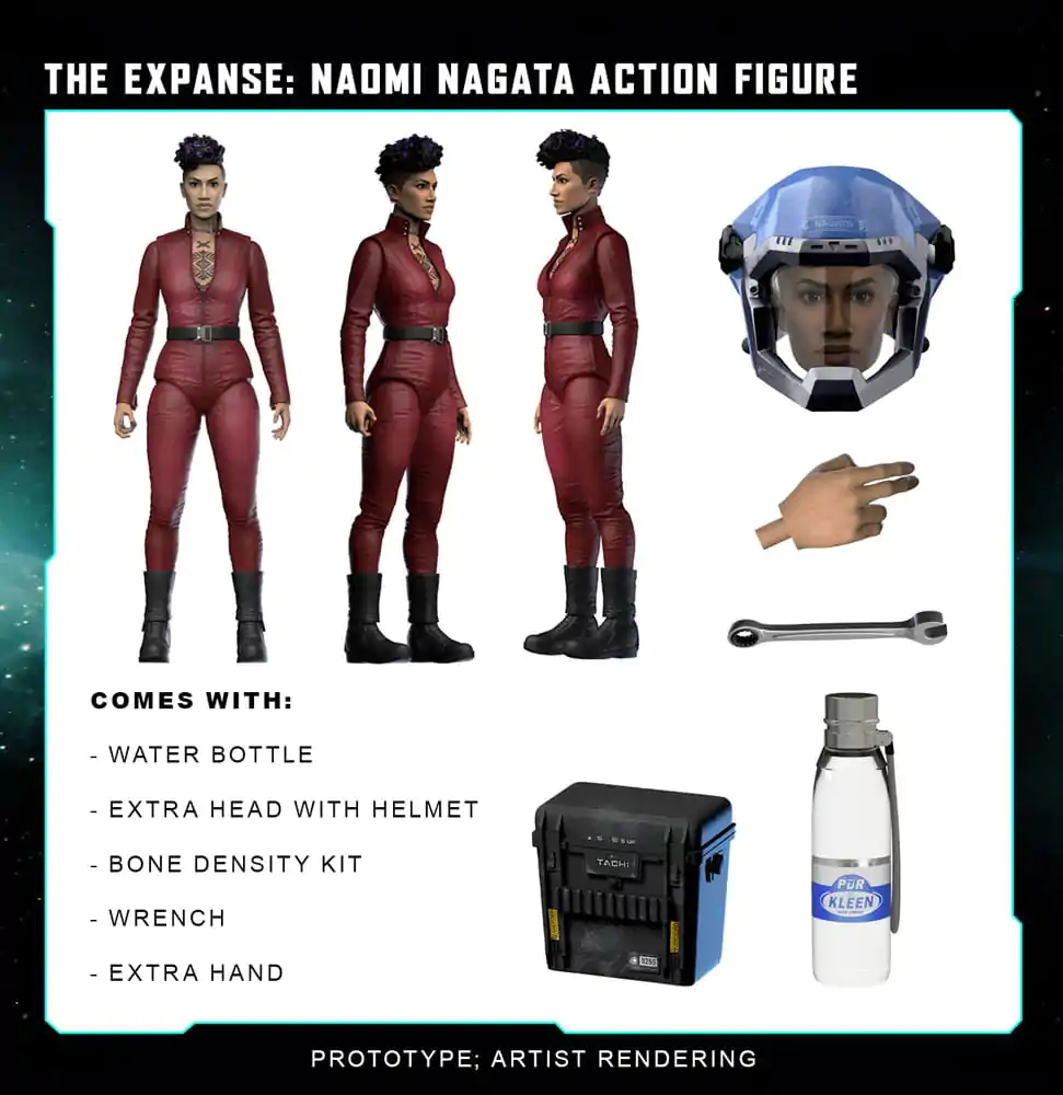 The Expanse Akční figurka Naomi Nagata 20 cm fotografii produktu