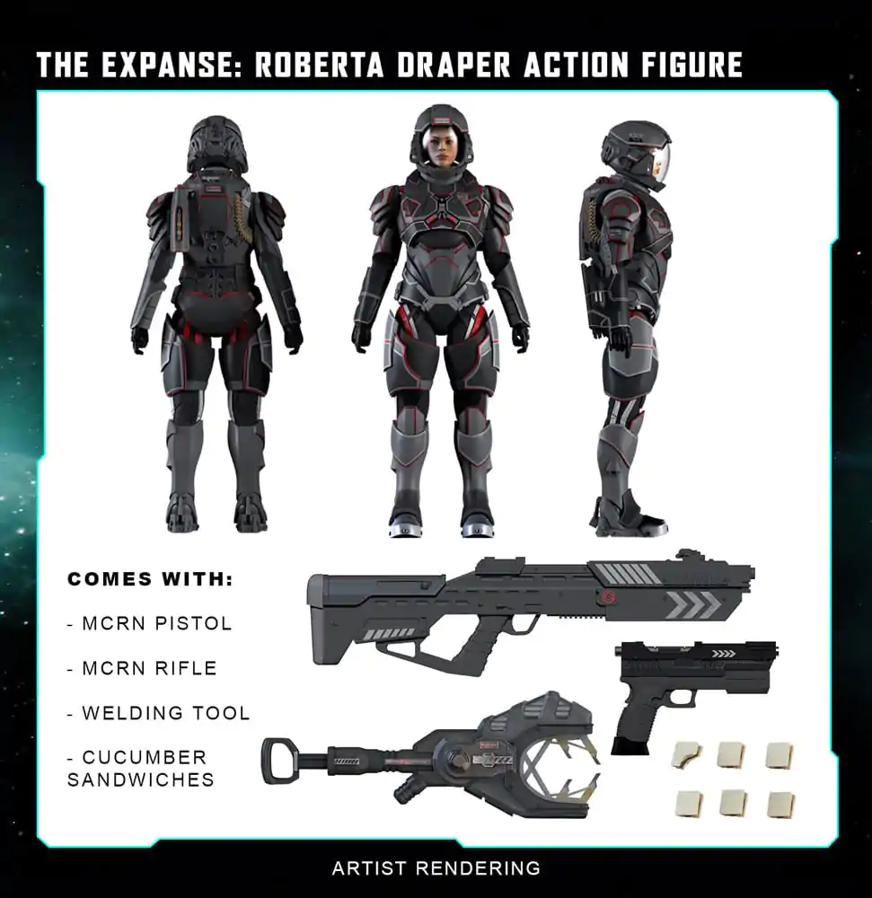 The Expanse akční figurka Roberta Draper 20 cm fotografii produktu